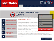 Tablet Screenshot of metrowidemovers.com